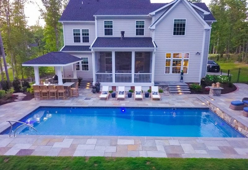 Large Fiberglass Pools Faq Cost Designs Pros And Cons